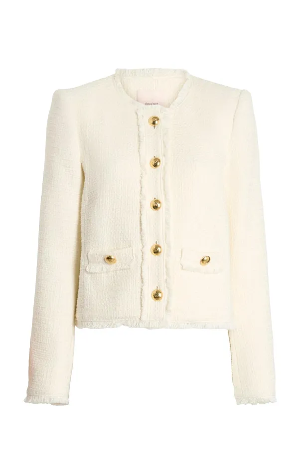 Women Cinq Sept Jackets Christie Jacket Gardenia