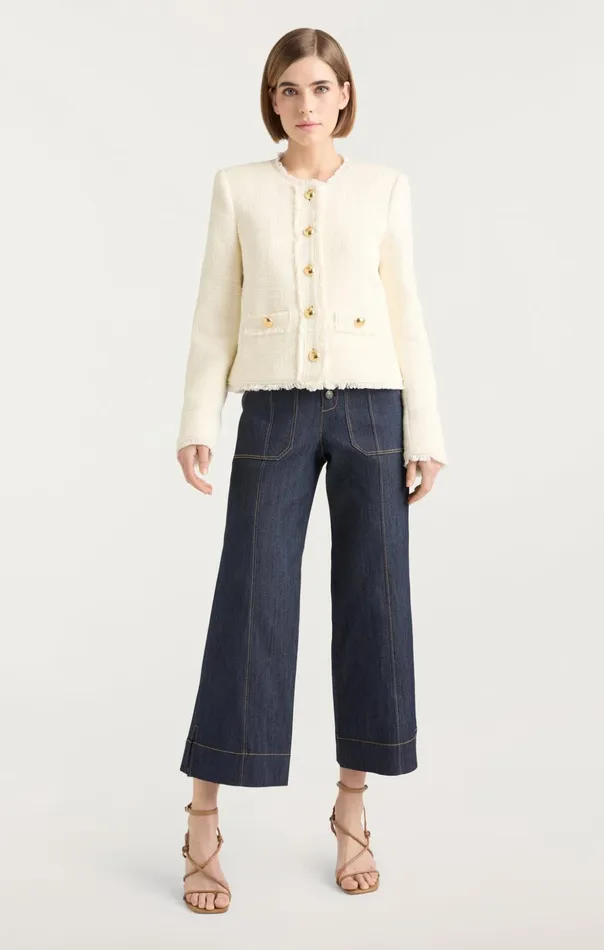 Women Cinq Sept Jackets Christie Jacket Gardenia