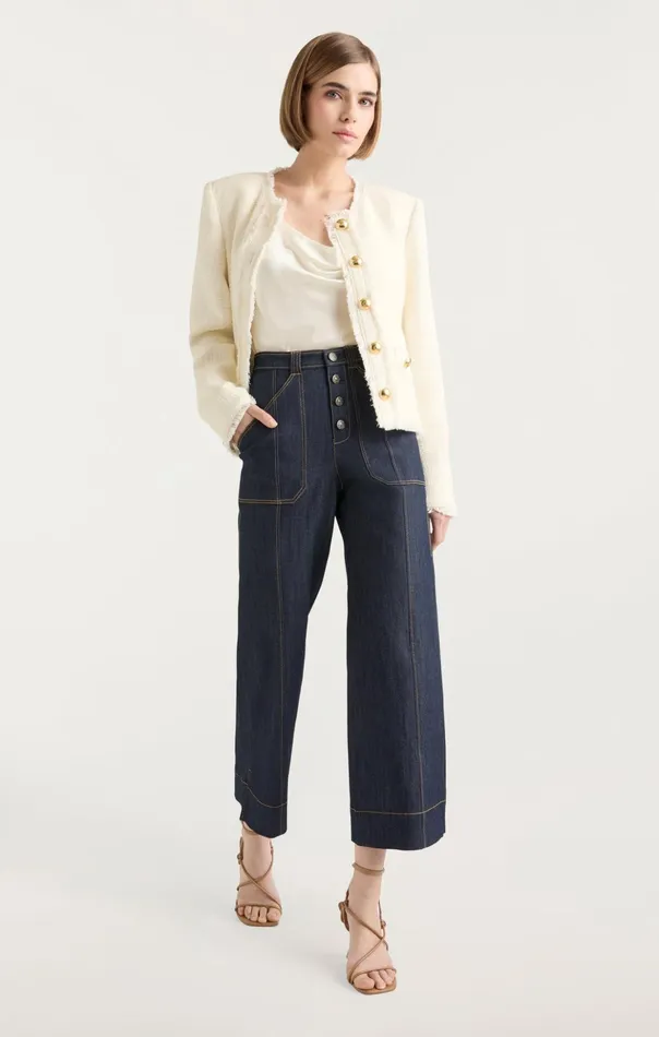 Women Cinq Sept Jackets Christie Jacket Gardenia