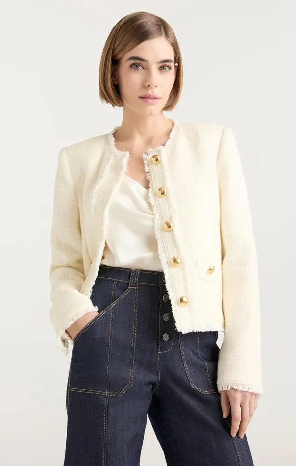 Women Cinq Sept Jackets Christie Jacket Gardenia