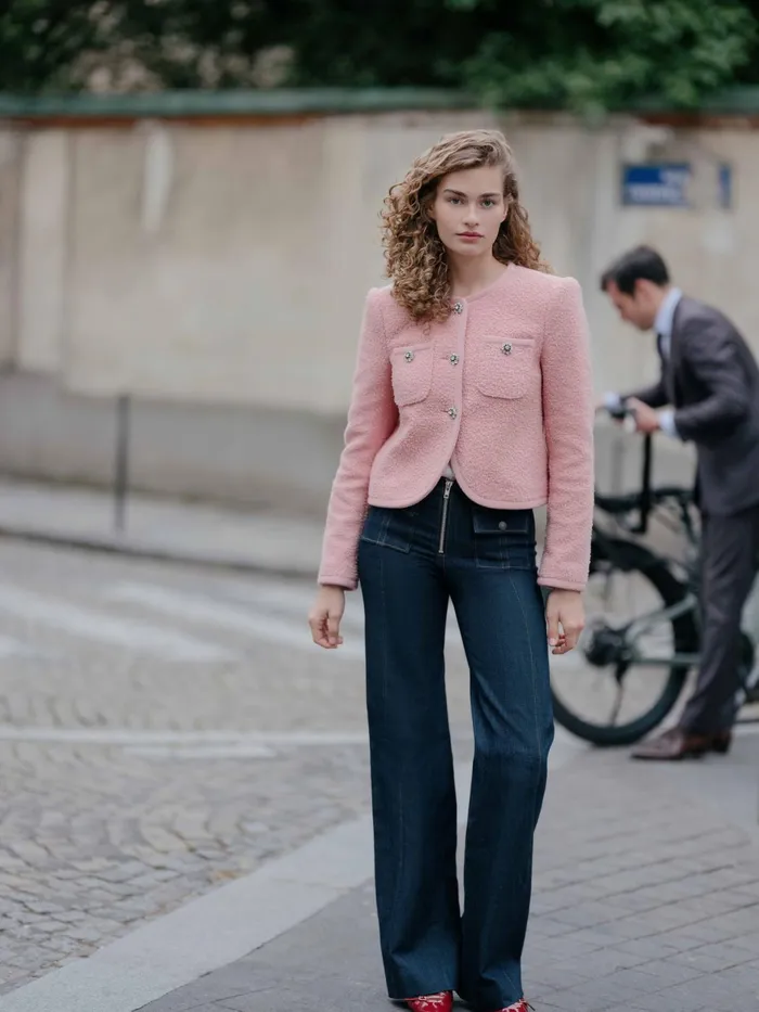 Women Cinq Sept Jackets Junia Jacket Quartz