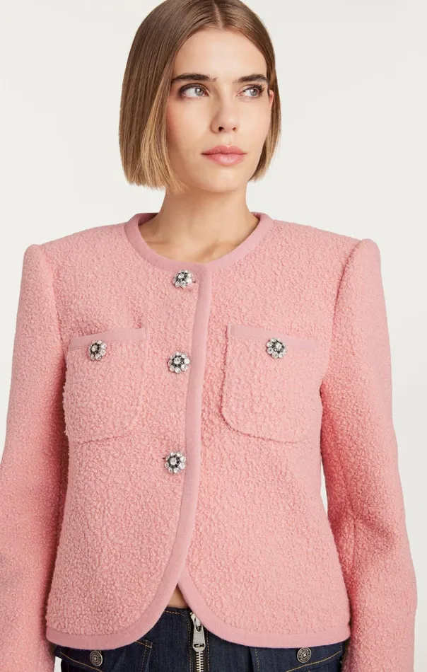 Women Cinq Sept Jackets Junia Jacket Quartz