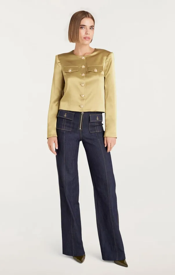 Women Cinq Sept Jackets Rainer Jacket Agave