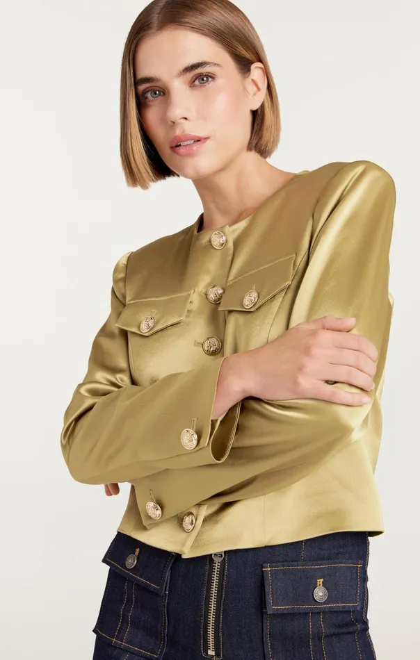 Women Cinq Sept Jackets Rainer Jacket Agave