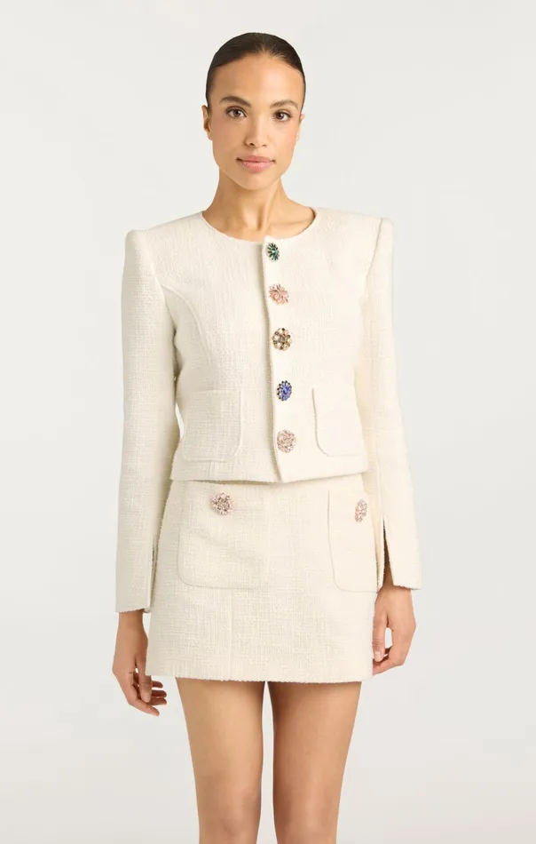 Women Cinq Sept Jackets Randi Jacket Gardenia