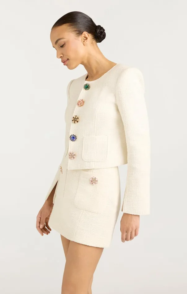 Women Cinq Sept Jackets Randi Jacket Gardenia