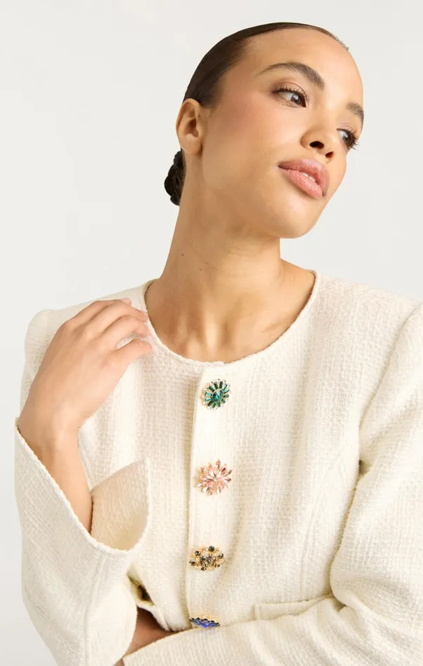 Women Cinq Sept Jackets Randi Jacket Gardenia