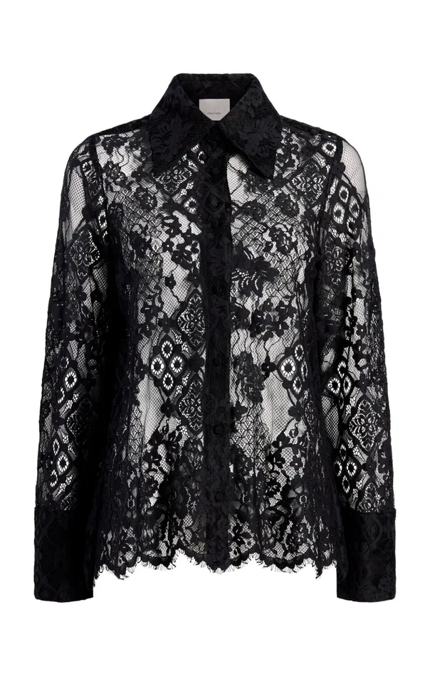 Women Cinq Sept Long Sleeve Tops Missy Top Black