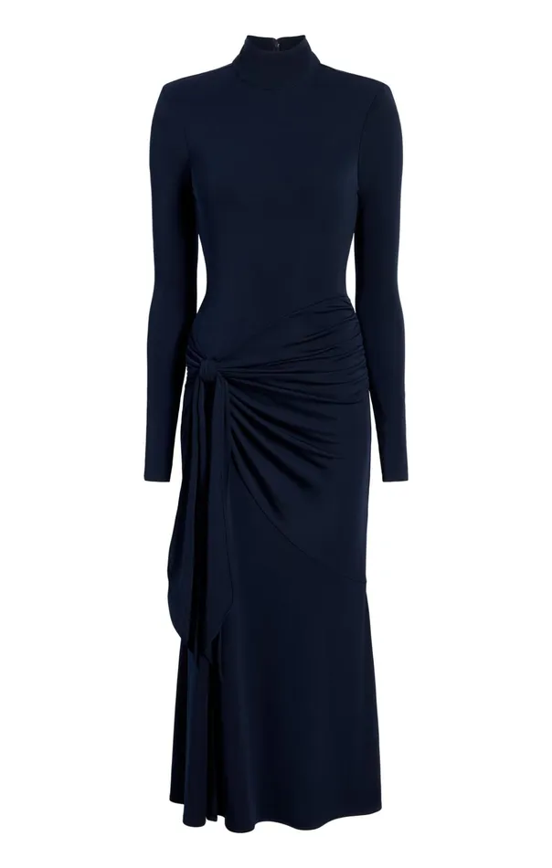 Women Cinq Sept Midi Johnson Dress Navy