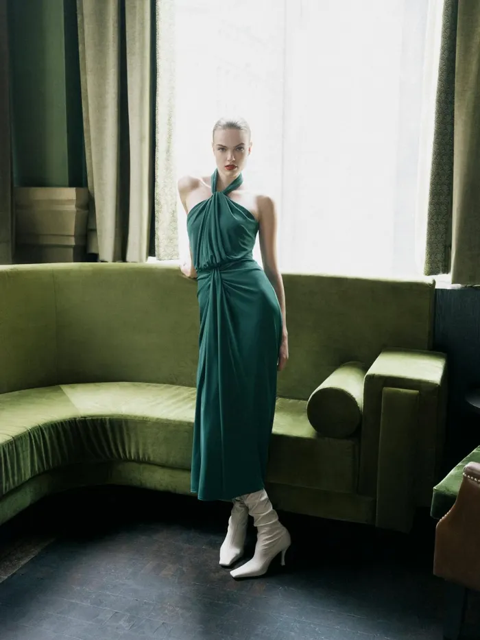 Women Cinq Sept Midi Kaily Dress Malachite