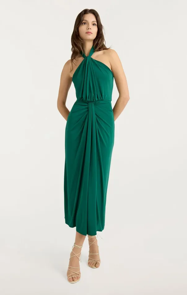 Women Cinq Sept Midi Kaily Dress Malachite