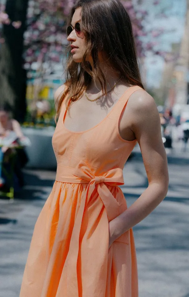 Women Cinq Sept Midi Kilah Dress Marmalade