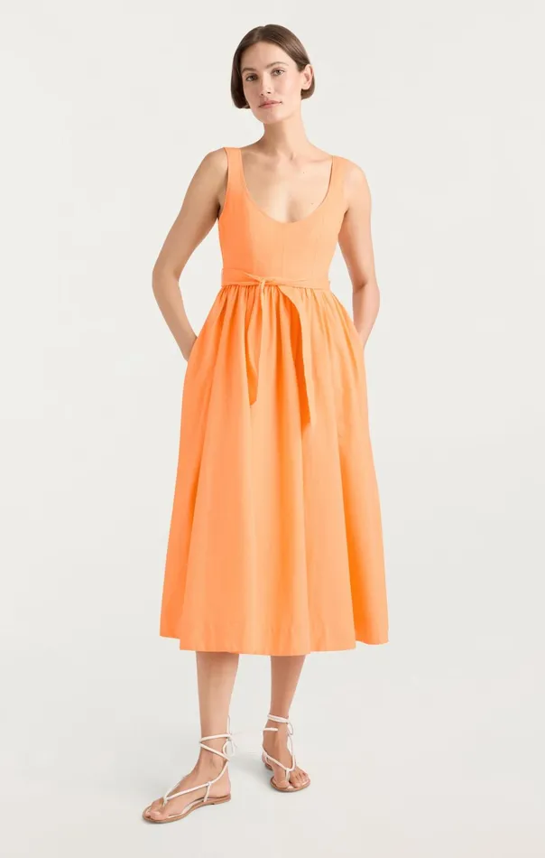 Women Cinq Sept Midi Kilah Dress Marmalade