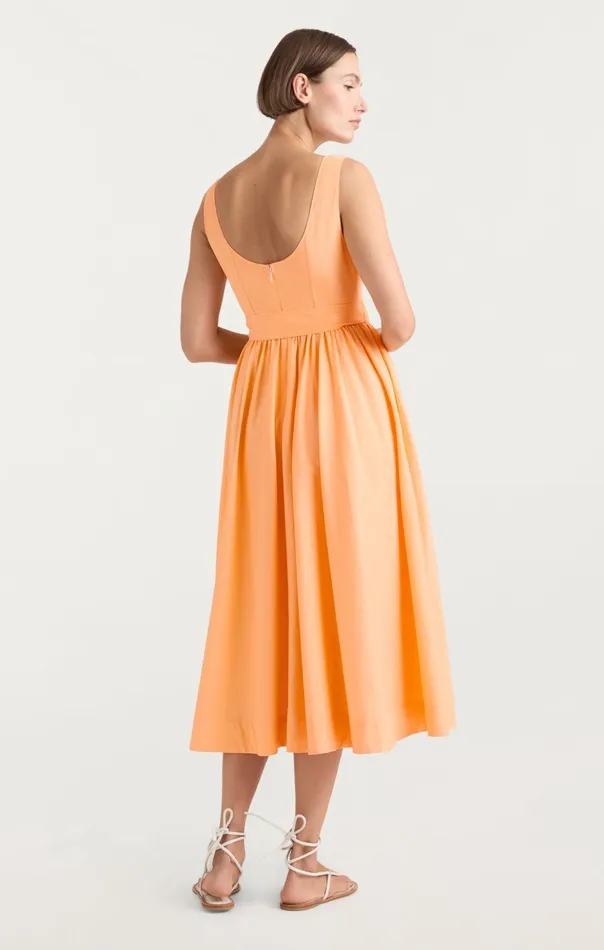 Women Cinq Sept Midi Kilah Dress Marmalade