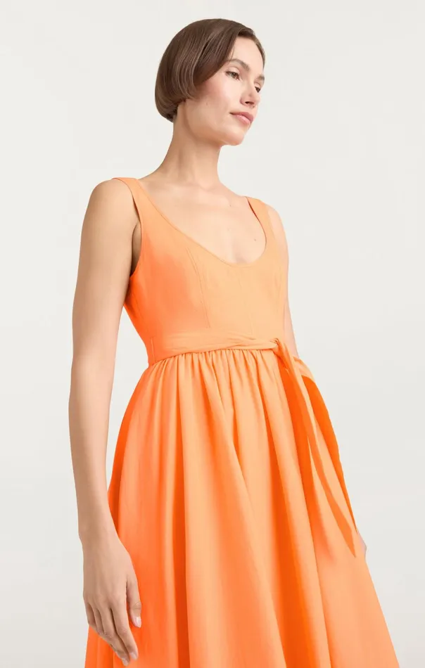 Women Cinq Sept Midi Kilah Dress Marmalade