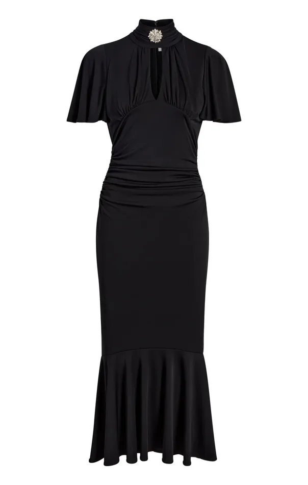 Women Cinq Sept Midi Rosita Dress Black