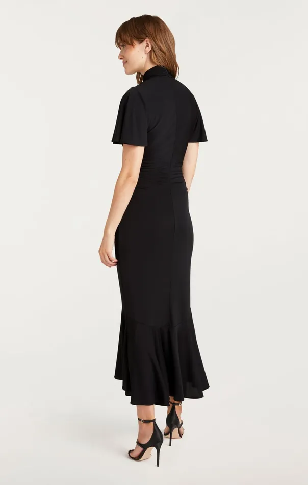 Women Cinq Sept Midi Rosita Dress Black