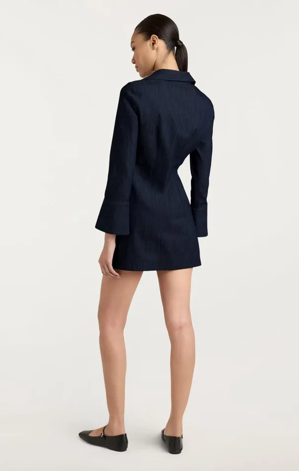 Women Cinq Sept Mini Denim Mckenna Dress Indigo