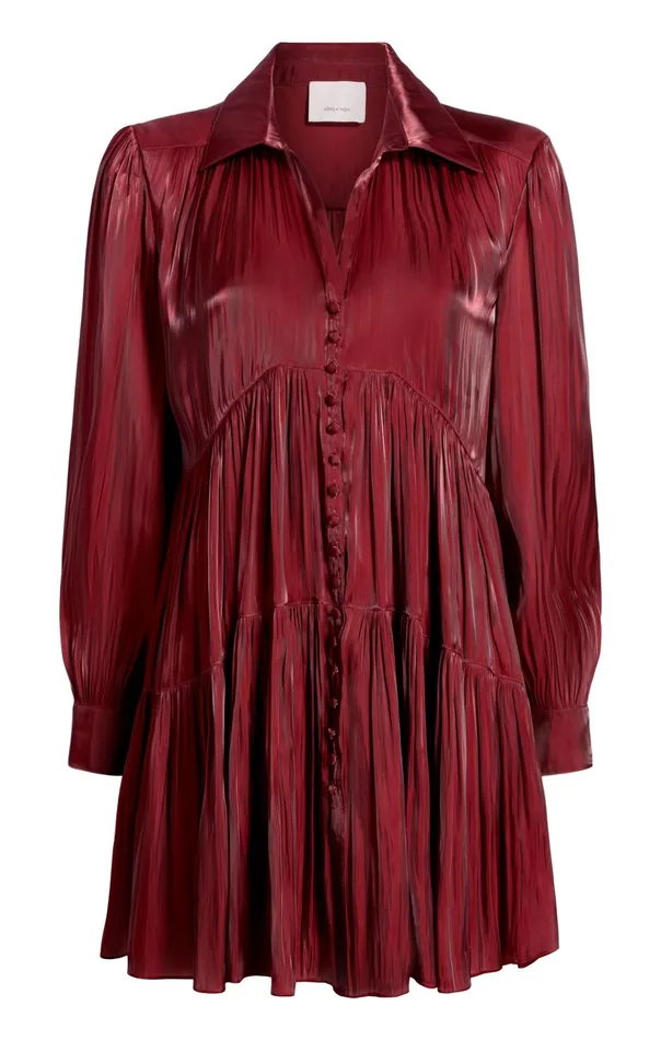 Women Cinq Sept Mini Lilly Dress Rhubarb