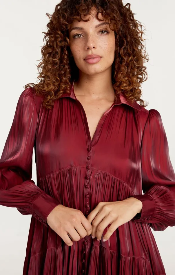 Women Cinq Sept Mini Lilly Dress Rhubarb