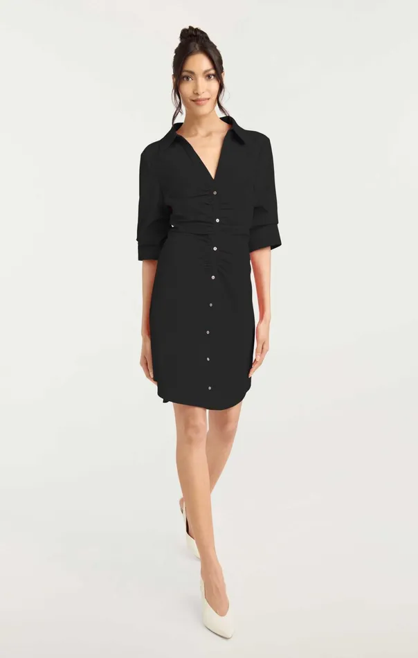 Women Cinq Sept Mini Mini Elina Dress Black