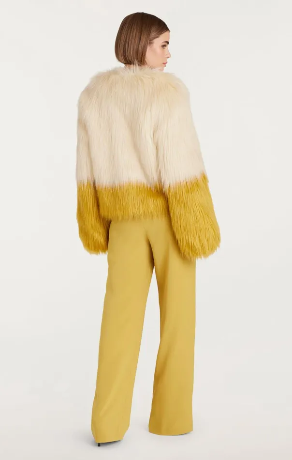 Women Cinq Sept Outerwear Combo Benson Coat Plastergolden Palm