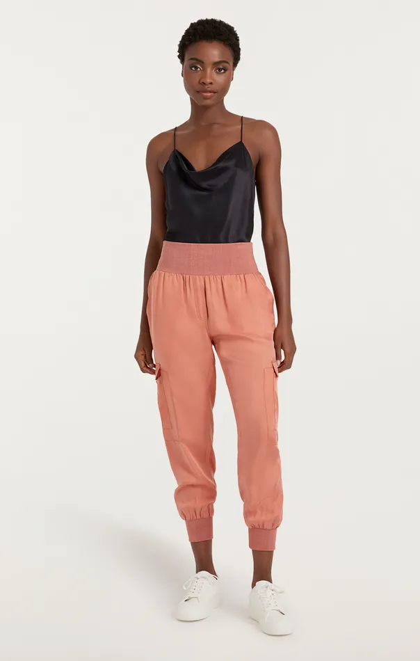 Women Cinq Sept Pants Giles Pant Apricot