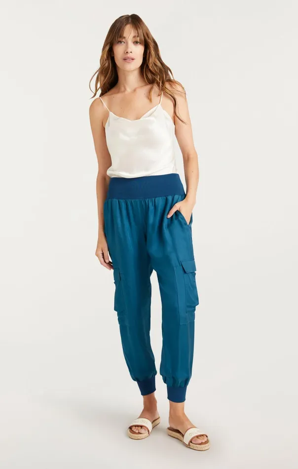 Women Cinq Sept Pants Giles Pant Blue Sapphire