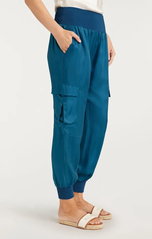 Women Cinq Sept Pants Giles Pant Blue Sapphire