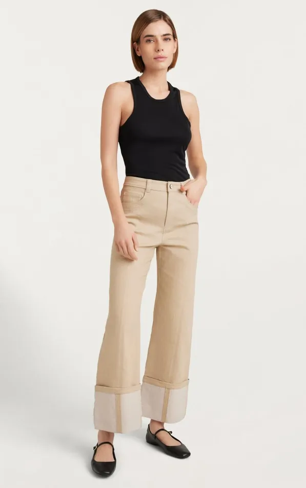 Women Cinq Sept Pants Kaia Pant Khaki