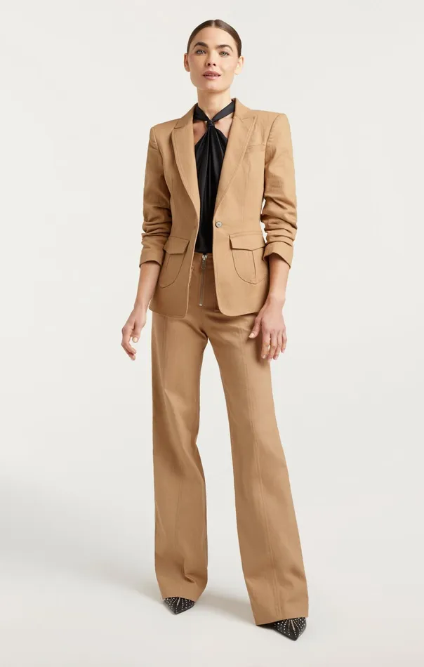 Women Cinq Sept Pants Long Azure Pant Sahara