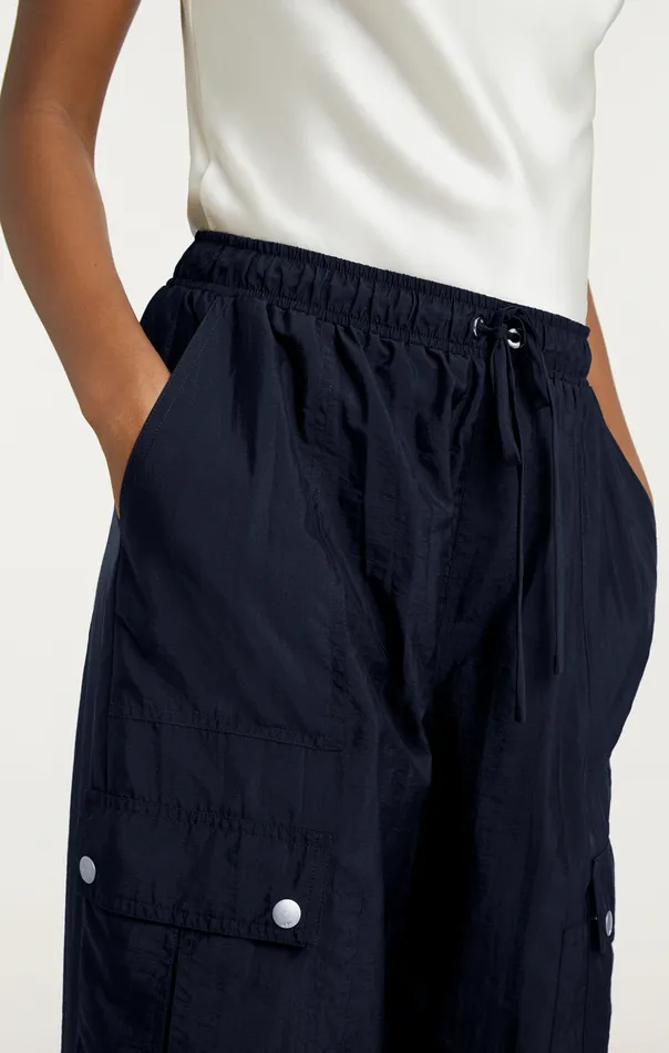 Women Cinq Sept Pants Nitsan Parachute Pant Navy