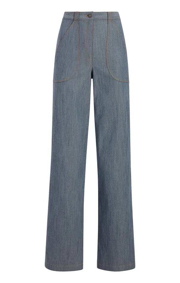 Women Cinq Sept Pants Paco Pant Indigo