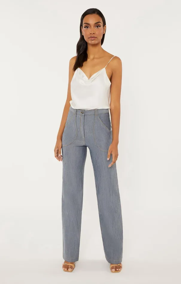Women Cinq Sept Pants Paco Pant Indigo