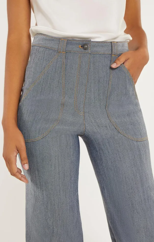 Women Cinq Sept Pants Paco Pant Indigo