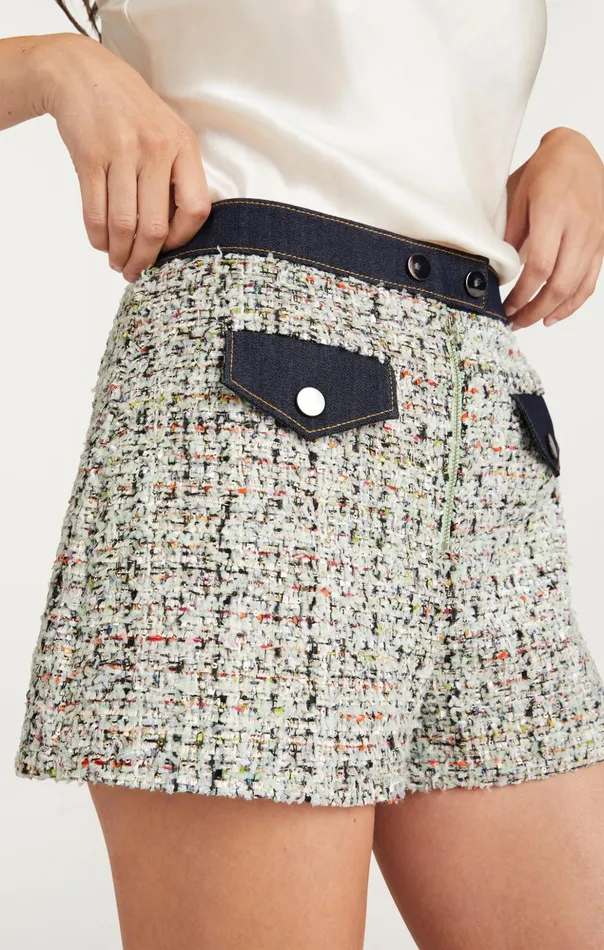 Women Cinq Sept Shorts Anya Boucle Zoe Short Patina Multi