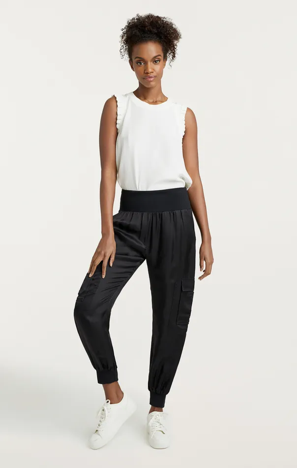 Women Cinq Sept Tank Tops and Camisoles Lenore Top Ivory