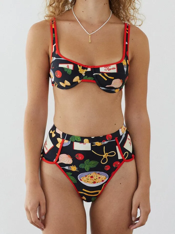 Women Como Top Buon Appetito Black Lisa Says Gah Swim