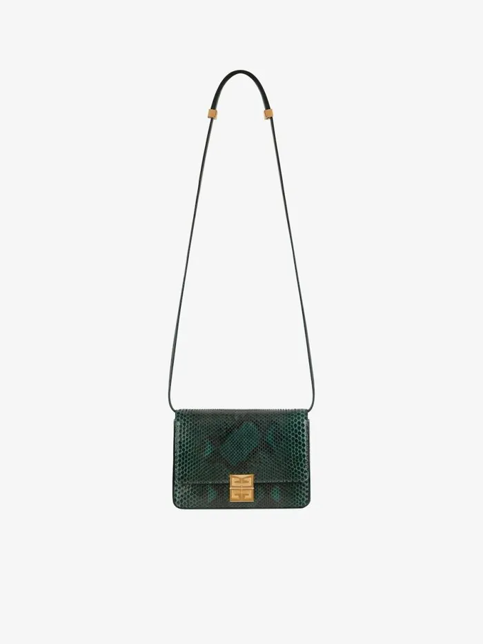 Women Crossbody Bags Givenchy Medium 4G Bag In Python Dark Green