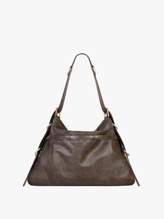 Women Crossbody Bags Givenchy Medium Voyou Bag In Aged Leather Walnut Brown Women Crossbody Bags Givenchy Medium Voyou Bag In Aged Leather Walnut Brown