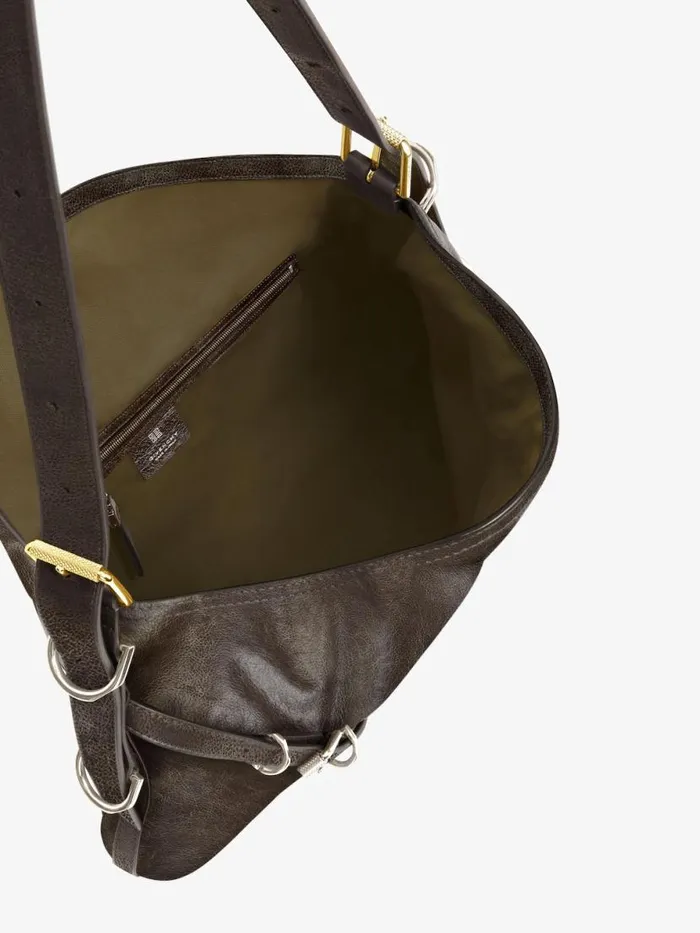 Women Crossbody Bags Givenchy Medium Voyou Bag In Aged Leather Walnut Brown Women Crossbody Bags Givenchy Medium Voyou Bag In Aged Leather Walnut Brown