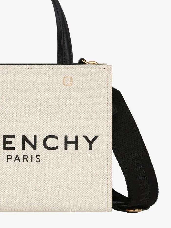 Women Crossbody Bags Givenchy Mini GTote Shopping Bag In Canvas Beigeblack Women Crossbody Bags Givenchy Mini GTote Shopping Bag In Canvas Beigeblack
