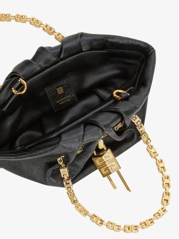 Women Crossbody Bags Givenchy Mini Kenny Neo Bag In Leather Black Women Crossbody Bags Givenchy Mini Kenny Neo Bag In Leather Black