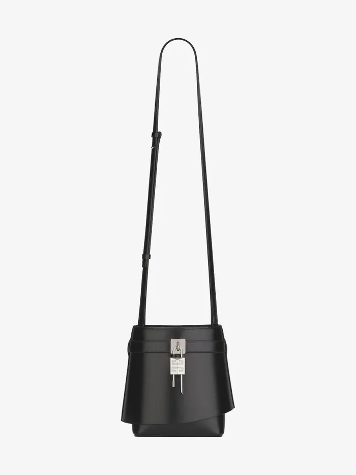 Women Crossbody Bags Givenchy Shark Lock Bucket Bag In Box Leather Black Women Crossbody Bags Givenchy Shark Lock Bucket Bag In Box Leather Black
