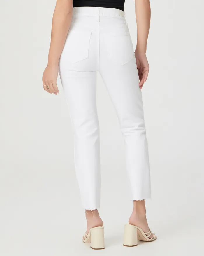 Women Denim PAIGE Cindy Crop Petite Straight Jean 8211 Crisp White Women Denim PAIGE Cindy Crop Petite Straight Jean 8211 Crisp White