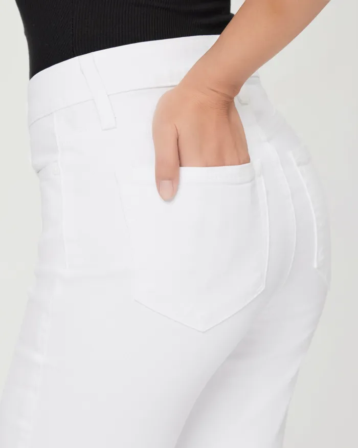 Women Denim PAIGE Cindy Crop Petite Straight Jean 8211 Crisp White Women Denim PAIGE Cindy Crop Petite Straight Jean 8211 Crisp White