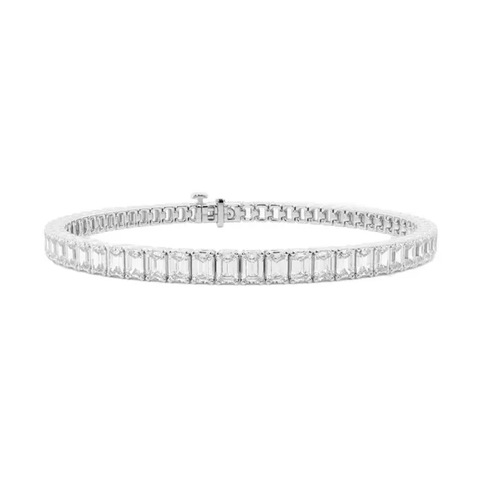 Women Diamonds Badgley Mischka Eternity Diamond Bracelet