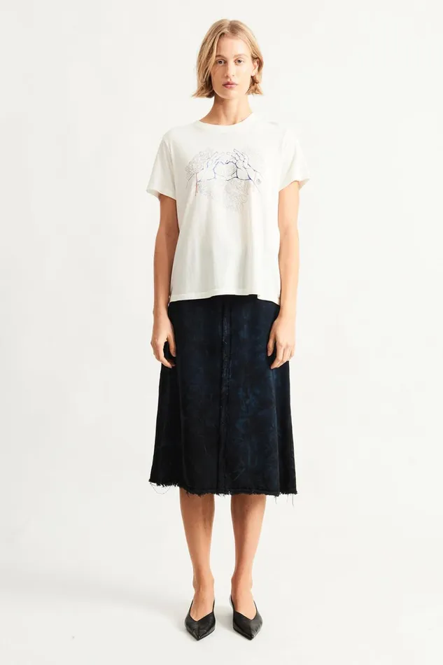 Women Dirty White Betty Tee Raquel Allegra Jackets