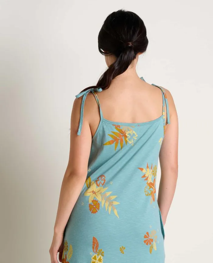 Women Dresses Toad and Co Dandelion Midi Dress Mineral Lg Floral Print