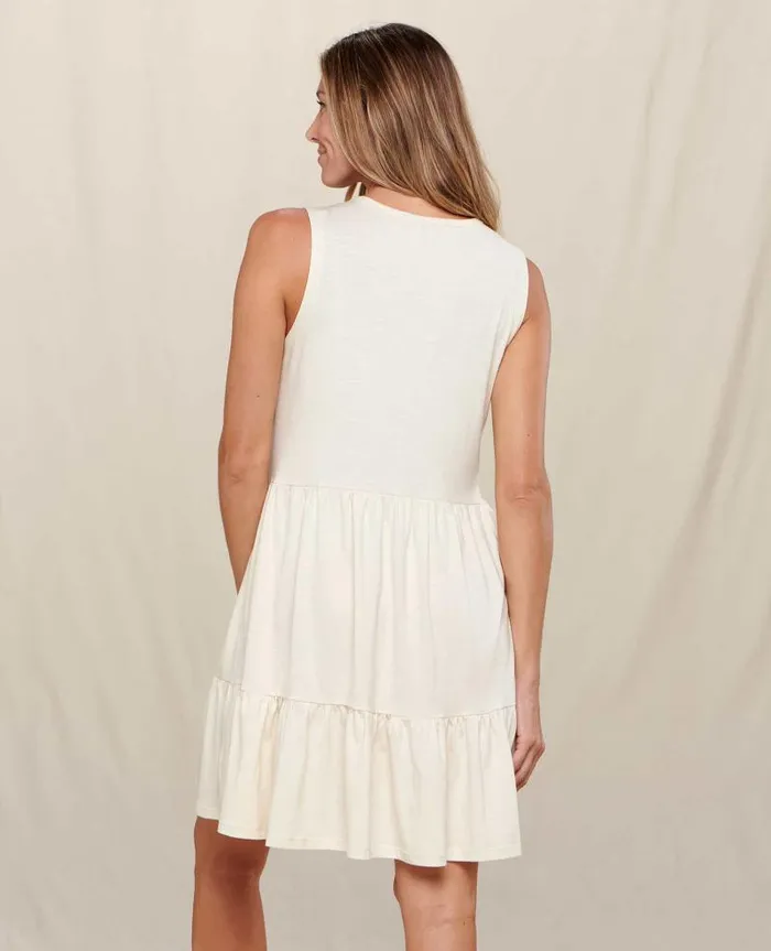 Women Dresses Toad and Co Marley Tiered Sleeveless Dress Salt